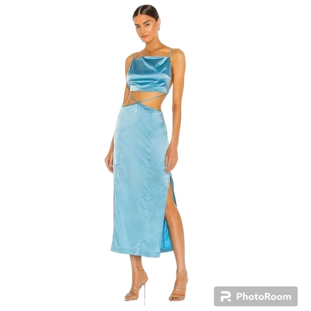 SOLD NWT REVOLVE Hansen & Gretel Serpentine Dress - Blue - Maxi Dresses